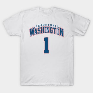 Washington Basketball - Player Number 1 T-Shirt